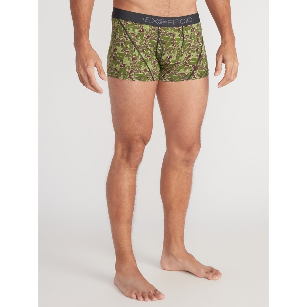  ExOfficio Men's Give-n-Go Sport Mesh 2.0 Boxer Brief 3,  Black/Black, Small : Clothing, Shoes & Jewelry