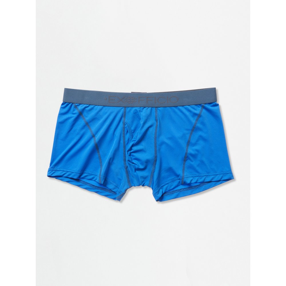ExOfficio Men's Standard Give-N-Go Sport 2.0 Boxer Brief 6, Lagoon/Steel  Blue, Small : : Clothing, Shoes & Accessories