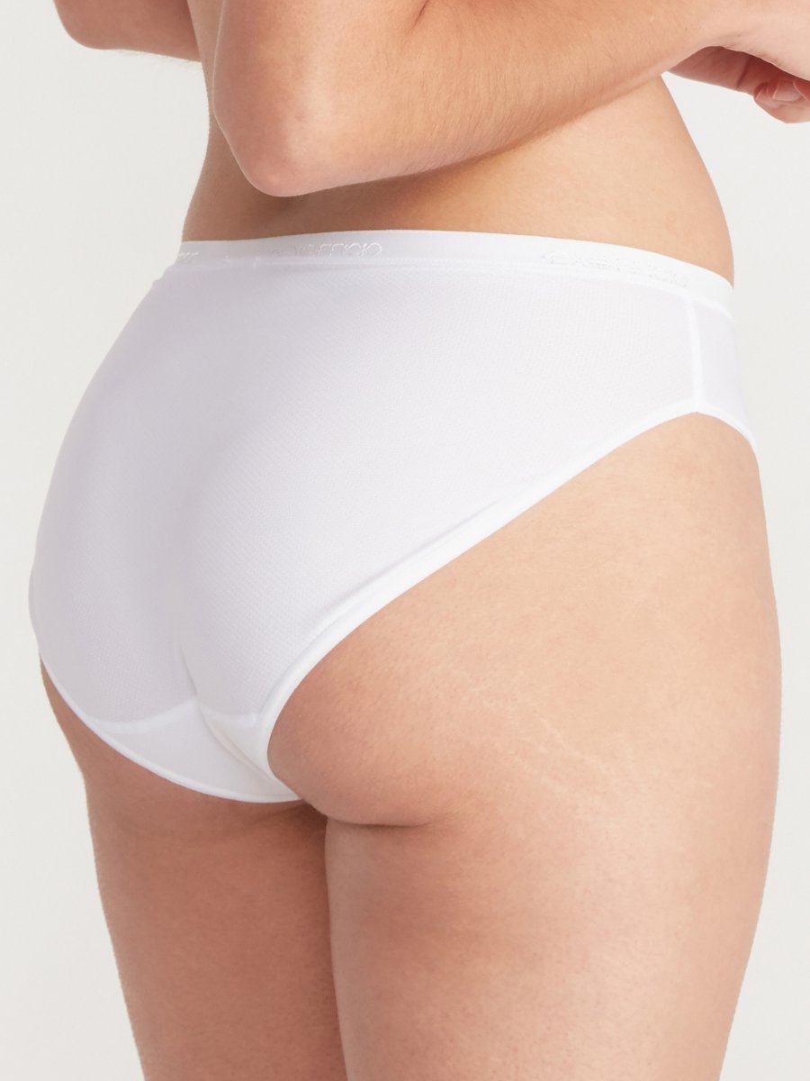 female model wearing underwear bottoms