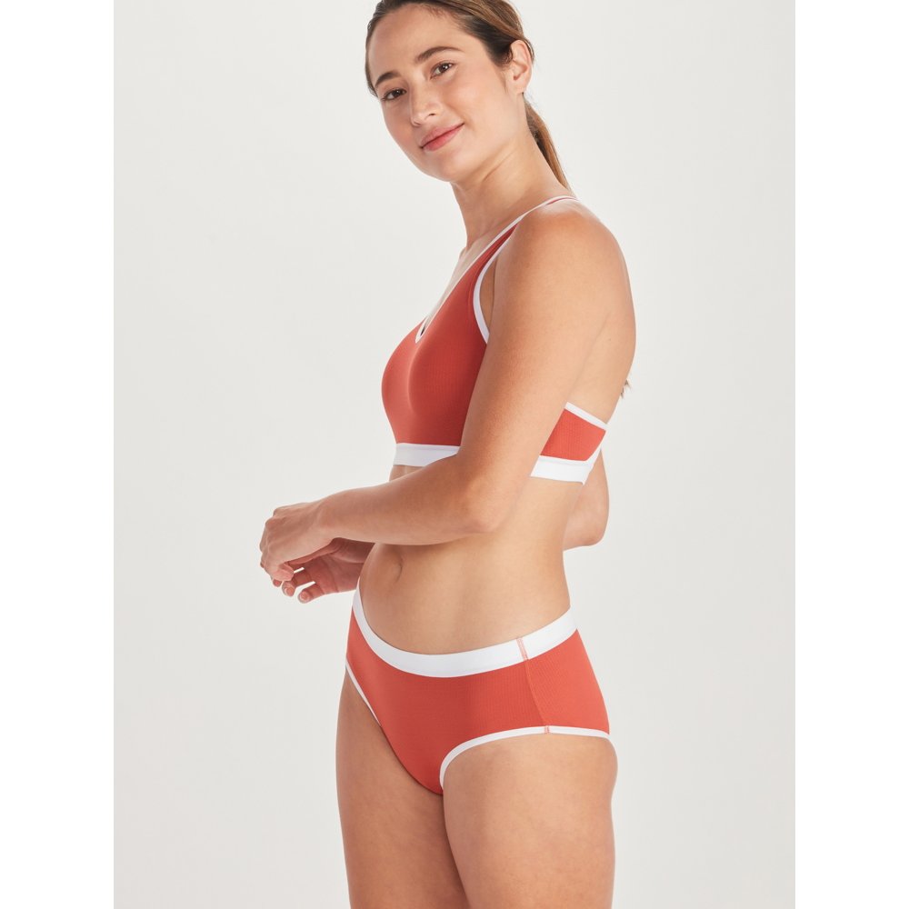 ExOfficio Women's Standard Give-N-Go Sport 2.0 Hipster, Retro Red/White,  Small : : Clothing, Shoes & Accessories