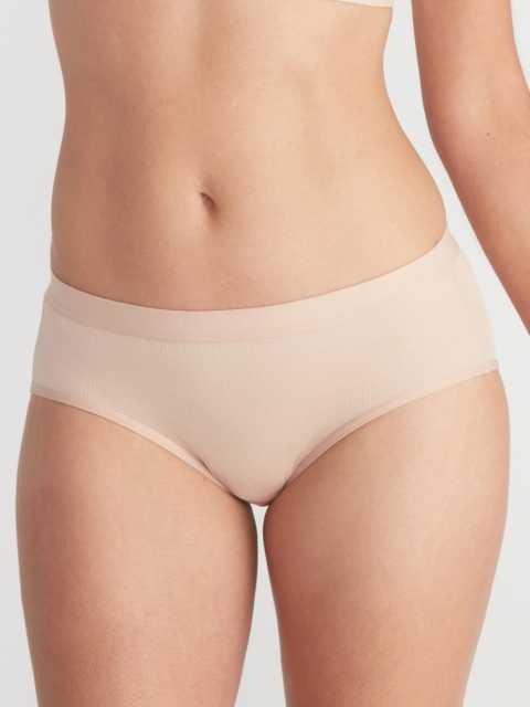 female model wearing underwear bottoms