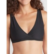 ExOfficio Women's Give-N-Go Crossover Wireless Bralette 2.0 3468 XS Black  at  Women's Clothing store